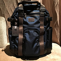 短期差旅双肩背包：Tumi Alpha Bravo Lejeune Backpack Tote Navy 222380 开箱