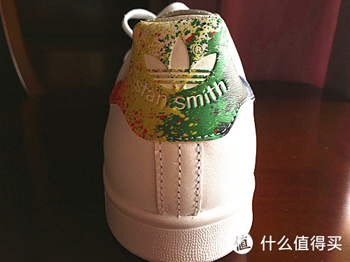 #本站首晒# 限量款个性定制 — Adidas 阿迪达斯 Stan Smith 彩虹尾 小白鞋