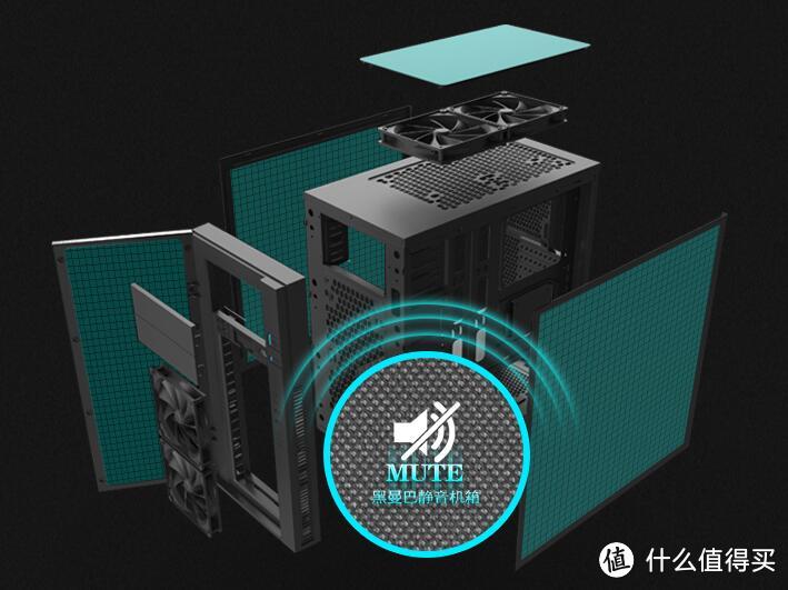 aigo 爱国者 黑曼巴 静音机箱