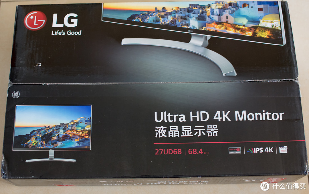 #原创新人#4K普及年：LG-27UD68-W 显示器 开箱及简单评测（附OS X和WIN使用感受）