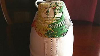 #本站首晒# 限量款个性定制 — Adidas 阿迪达斯 Stan Smith 彩虹尾 小白鞋