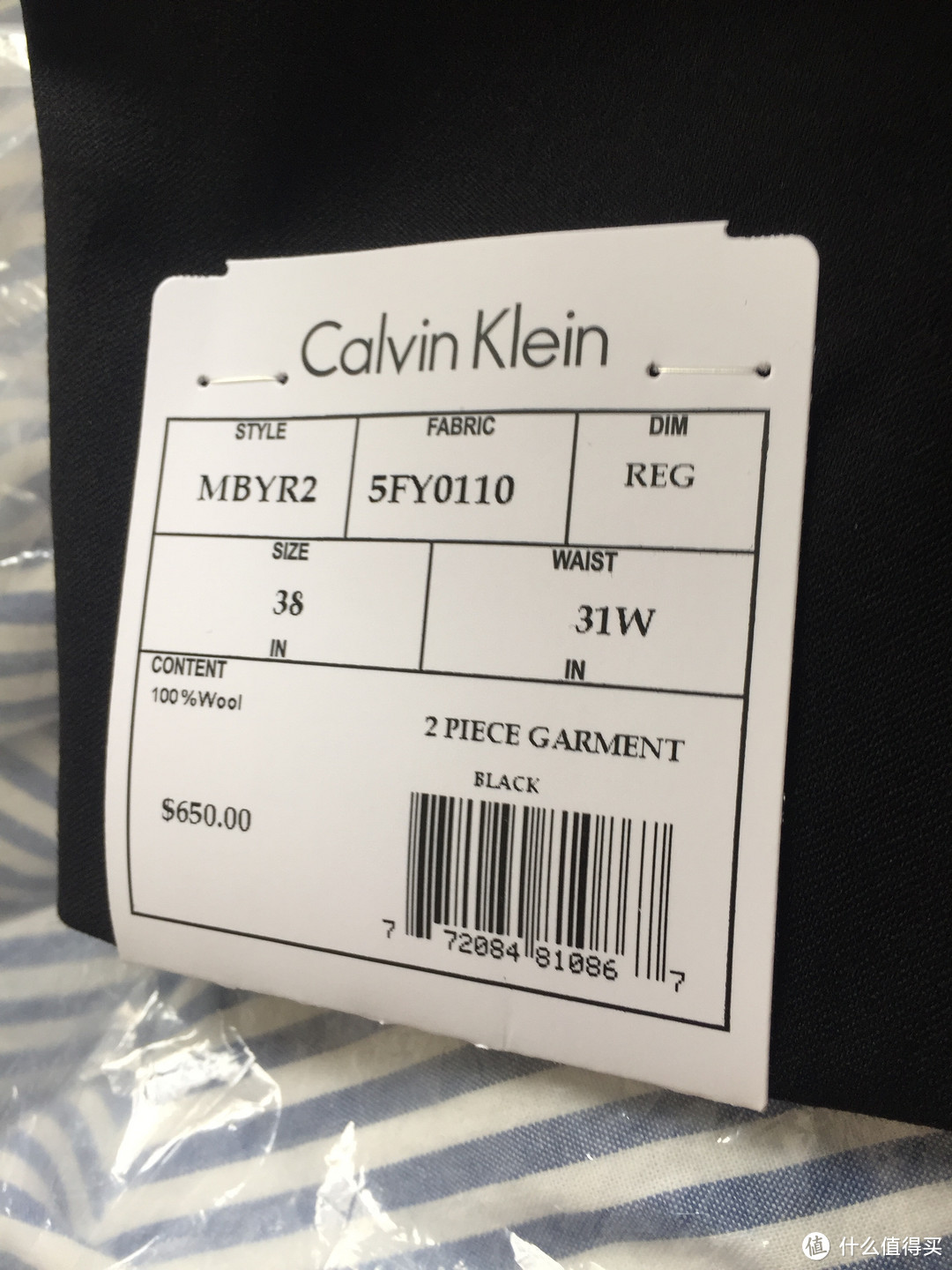 海淘西装？美亚购入Calvin Klein X-Fit 羊毛西服套装