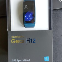 三星 Gear Fit 2 智能手环开箱展示(曲屏|表带|按扣|logo)