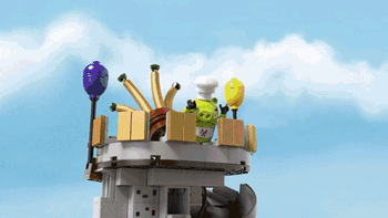 I am Angry ！（内附定格动画制作教程）—— LEGO 乐高 Angry Birds系列75826 猪王城堡 动手玩