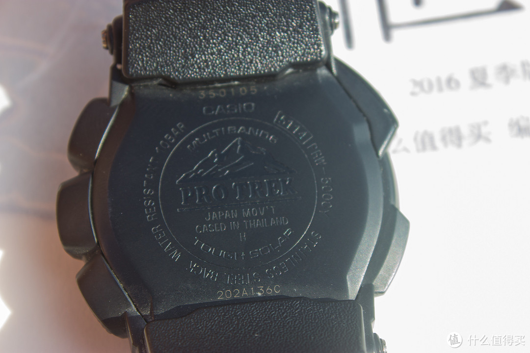 #本站首晒# 户外首选 — CASIO 卡西欧 PRW-5000YT-1D 运动手表