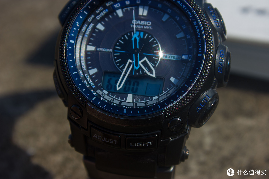 #本站首晒# 户外首选 — CASIO 卡西欧 PRW-5000YT-1D 运动手表