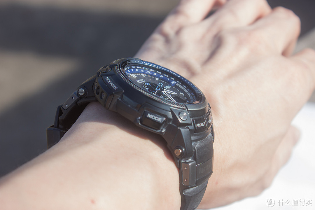 #本站首晒# 户外首选 — CASIO 卡西欧 PRW-5000YT-1D 运动手表