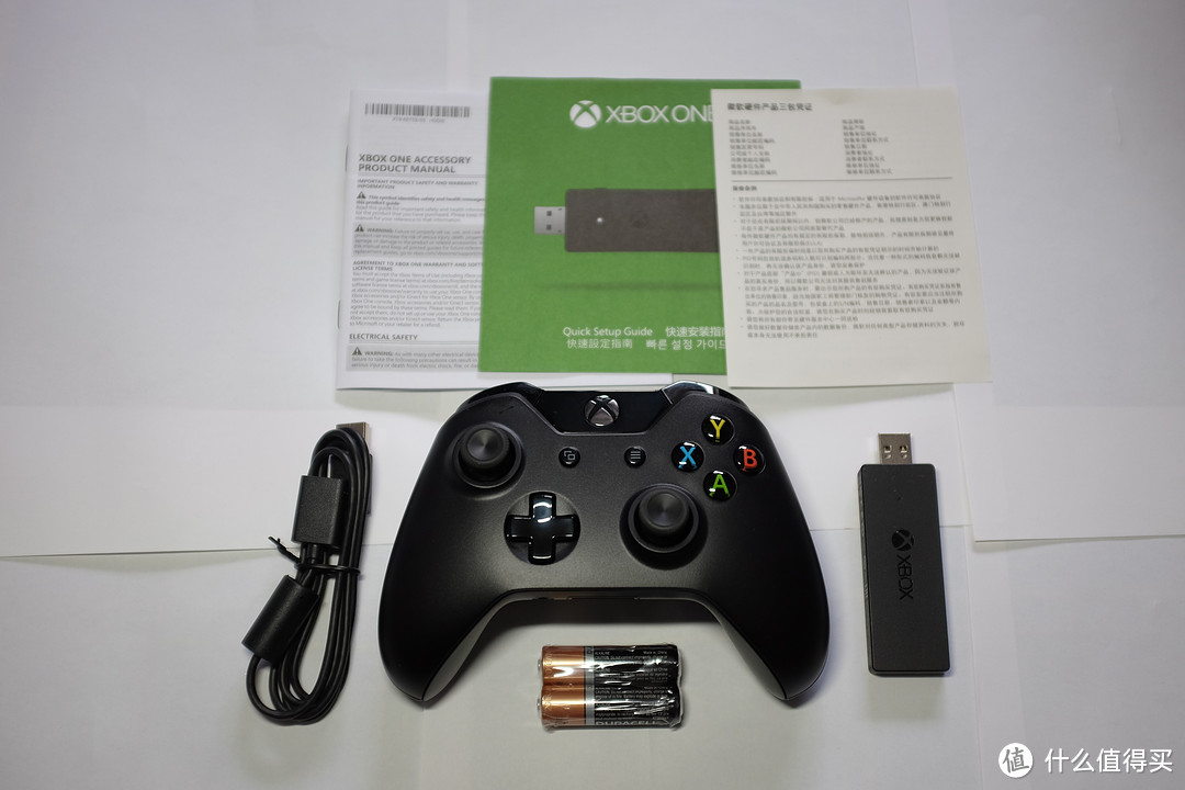 618我买了个手柄：Microsoft 微软 Xbox One 手柄+PC无线适配器套装 晒单