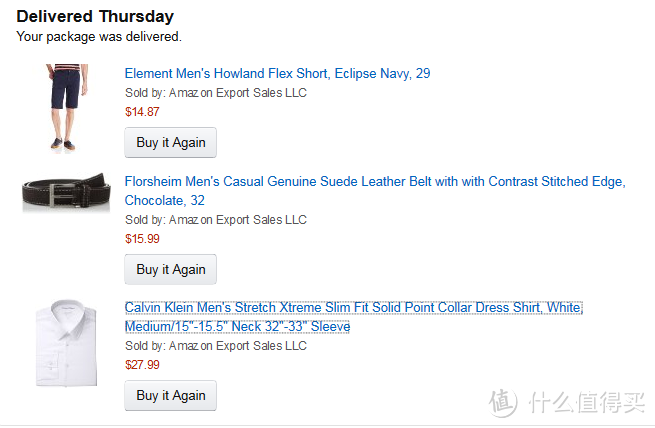 一个包裹而已：Element 短裤 & Florsheim 皮带  & Calvin Klein 衬衫