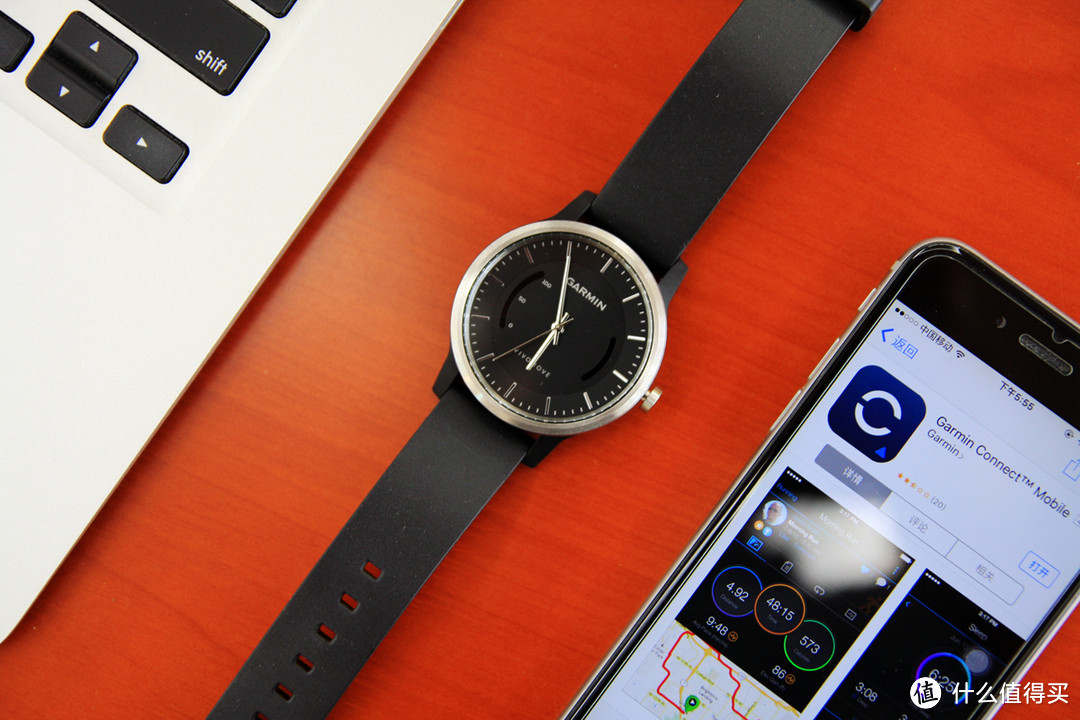 #本站首晒# 卖的就是颜值：Garmin 佳明 vivomove 智能手表 开箱
