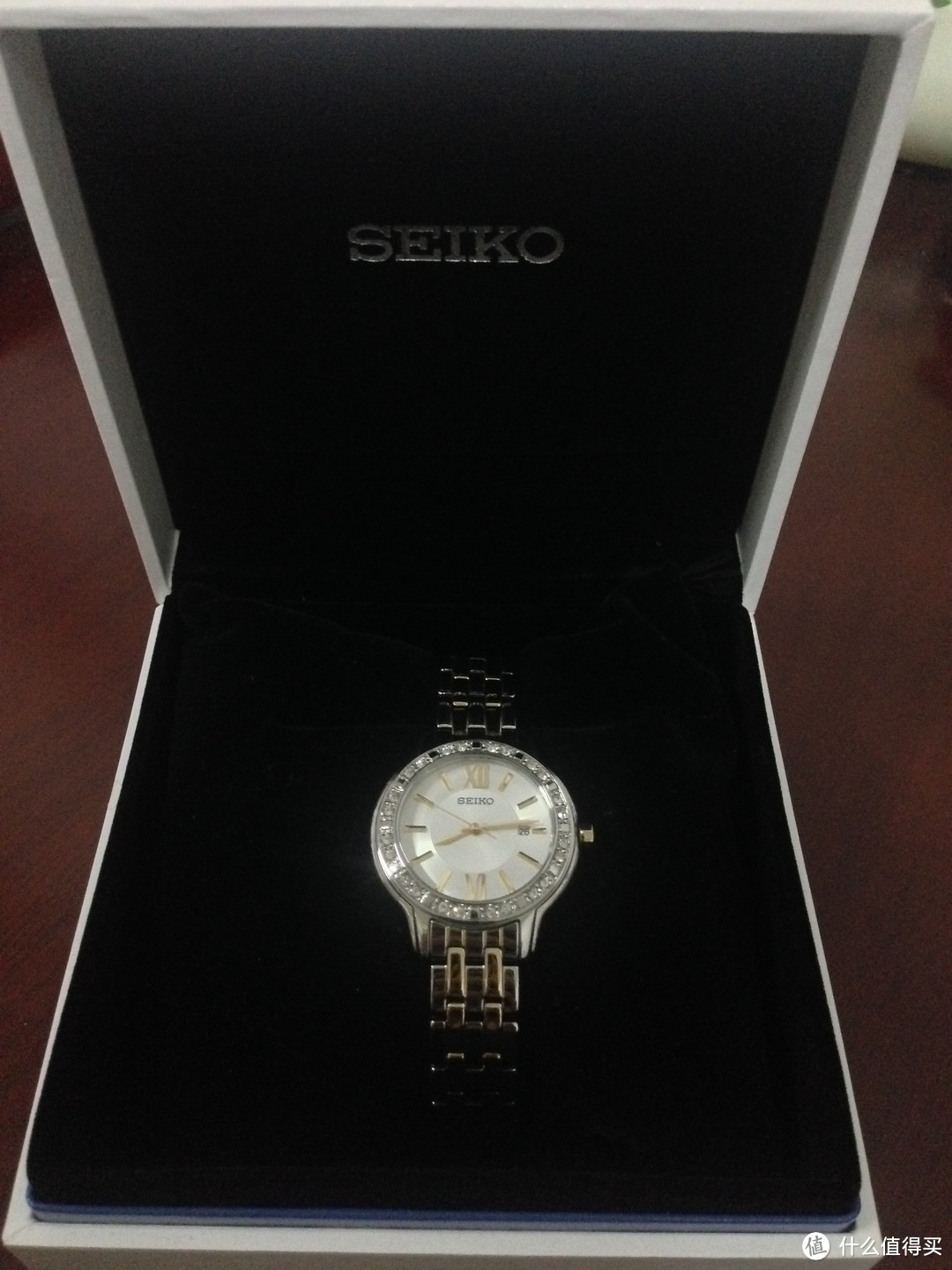 秀美于外精于内，当精工遇上施华洛世奇：SEIKO 精工 SXDG73P1 女表