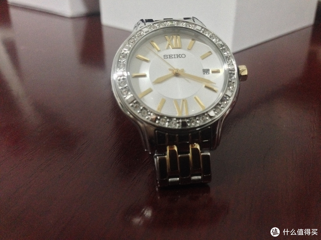 秀美于外精于内，当精工遇上施华洛世奇：SEIKO 精工 SXDG73P1 女表