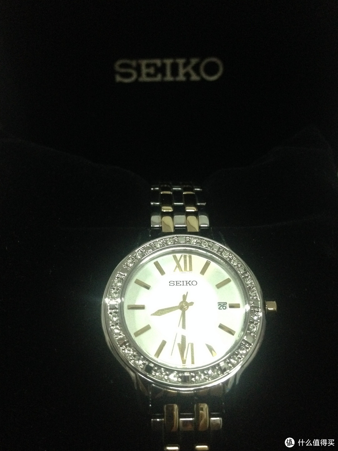 秀美于外精于内，当精工遇上施华洛世奇：SEIKO 精工 SXDG73P1 女表