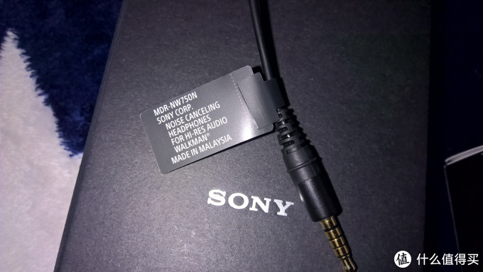 SONY 索尼 MDR‐NW750N 降噪耳机 开箱
