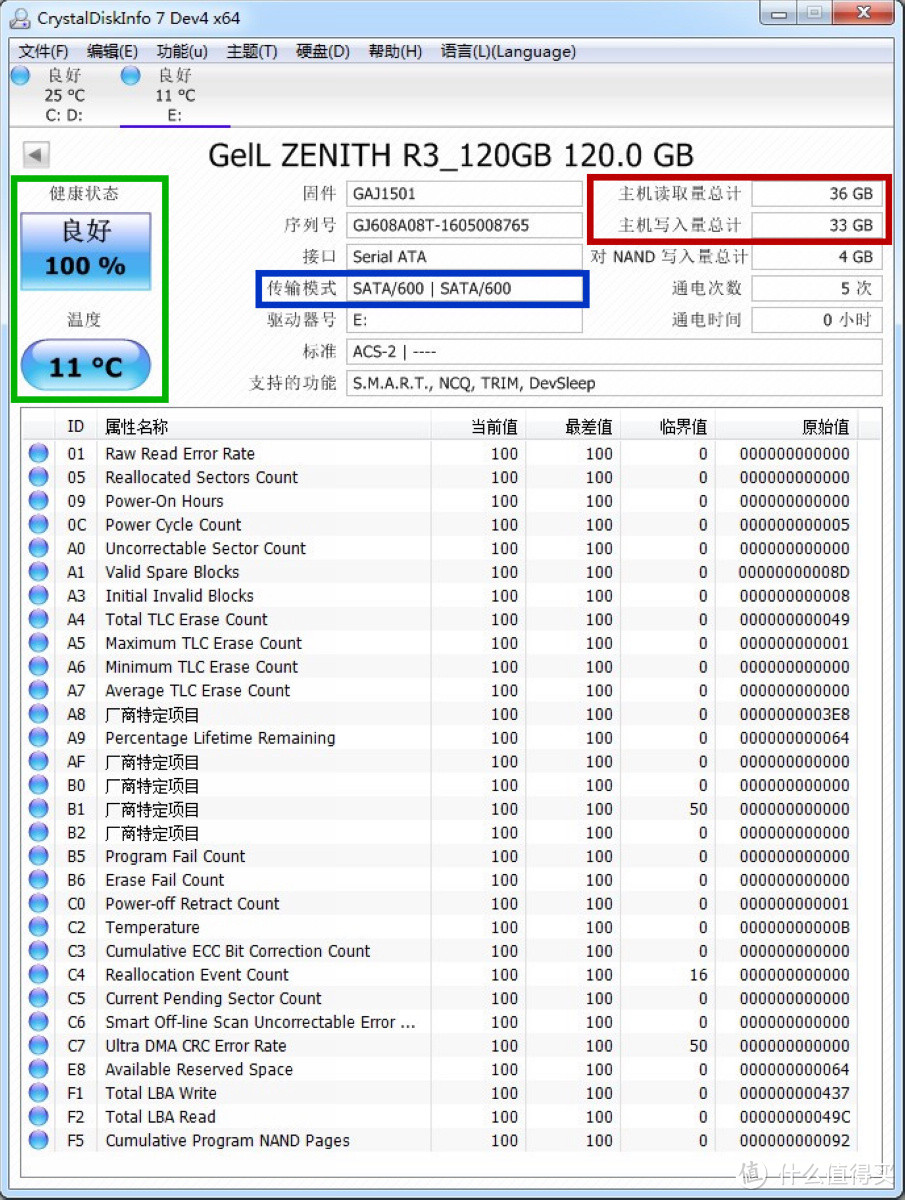 金邦入门SSD——GEIL 金邦 Z魔神 R3 120G版本 固态硬盘 评测