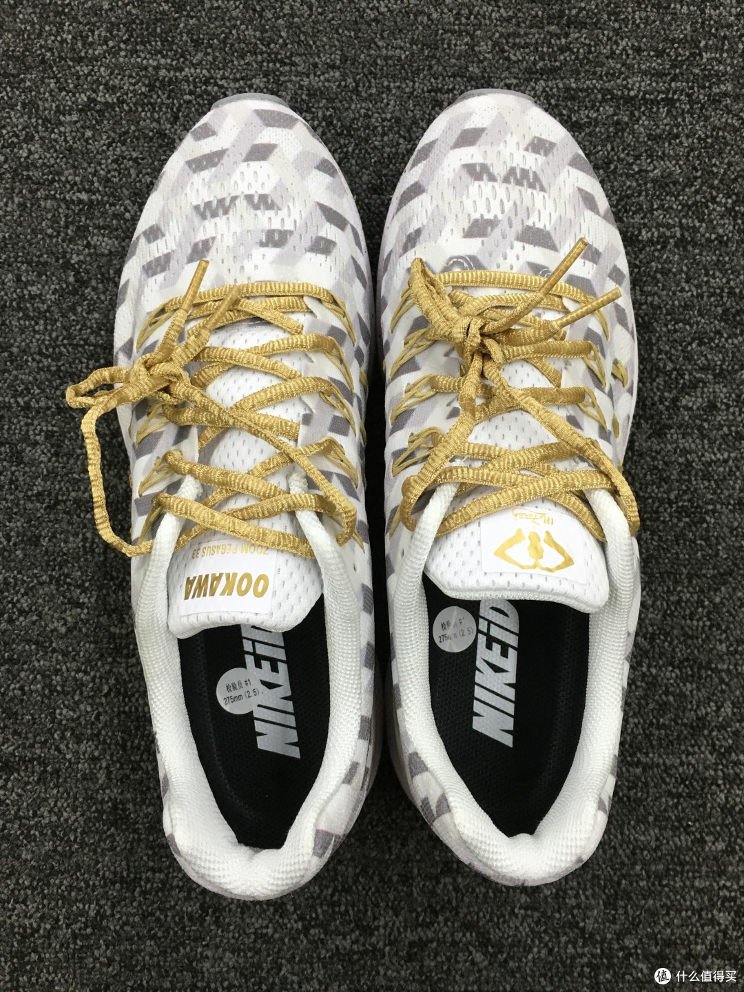 NIKE 耐克 Mo Farah 莫法拉 Air Zoom Pegasus 33 定制跑鞋 开箱