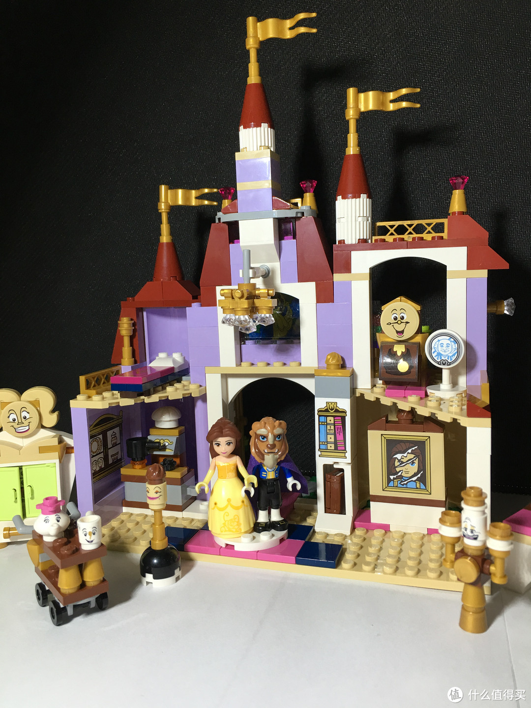 #本站首晒# 深夜与她共耕耘，拼彻城堡赴云霄：LEGO 乐高 41067迪斯尼公主系列