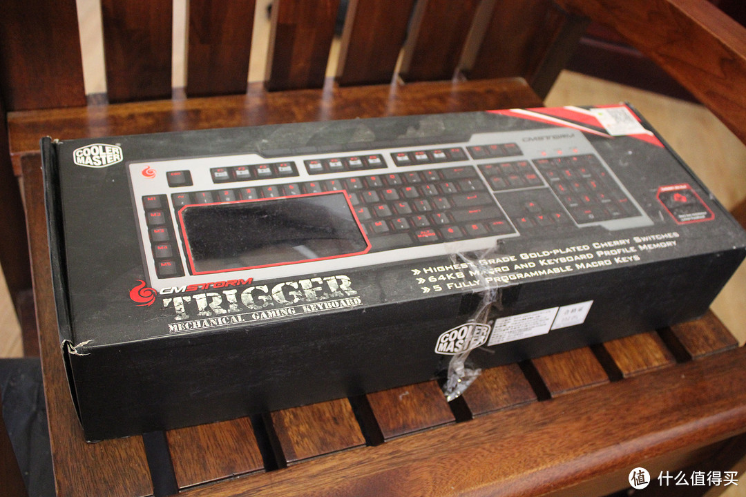 #本站首晒# 实用至上 — CoolerMaster 酷冷至尊 狙击枪 红轴 游戏机械键盘 开箱