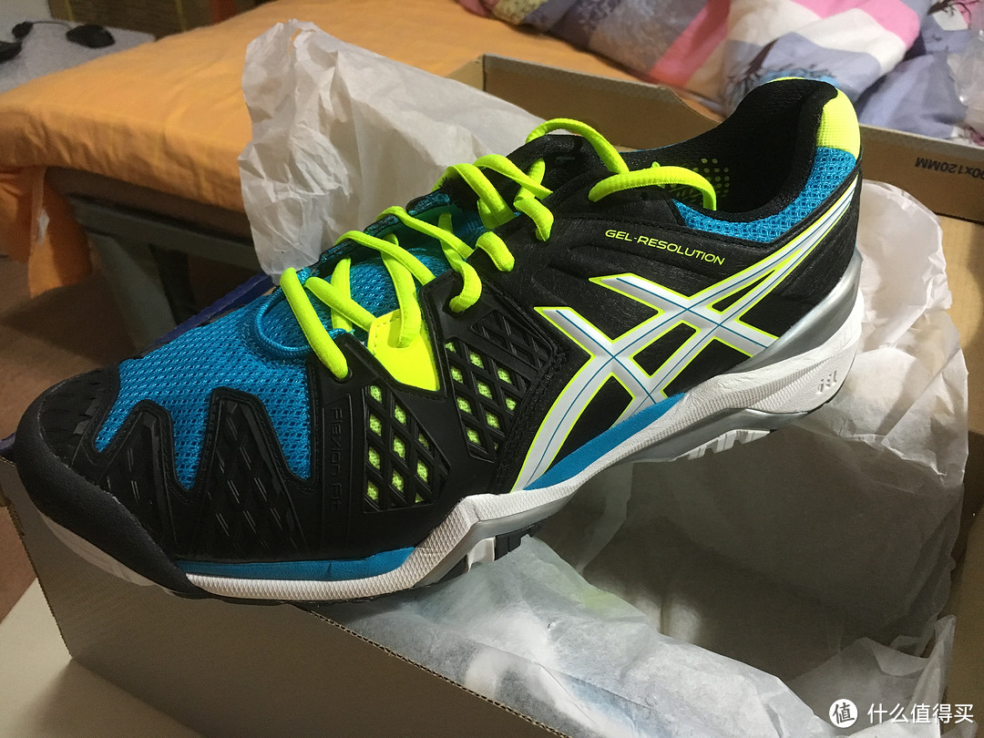 晒晒我的两双网球鞋——adidas 阿迪达斯 Barricade 7和 ASICS 亚瑟士 Resolution 6