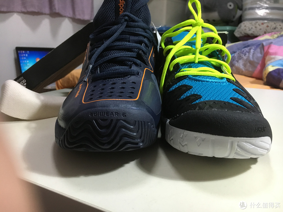 晒晒我的两双网球鞋——adidas 阿迪达斯 Barricade 7和 ASICS 亚瑟士 Resolution 6