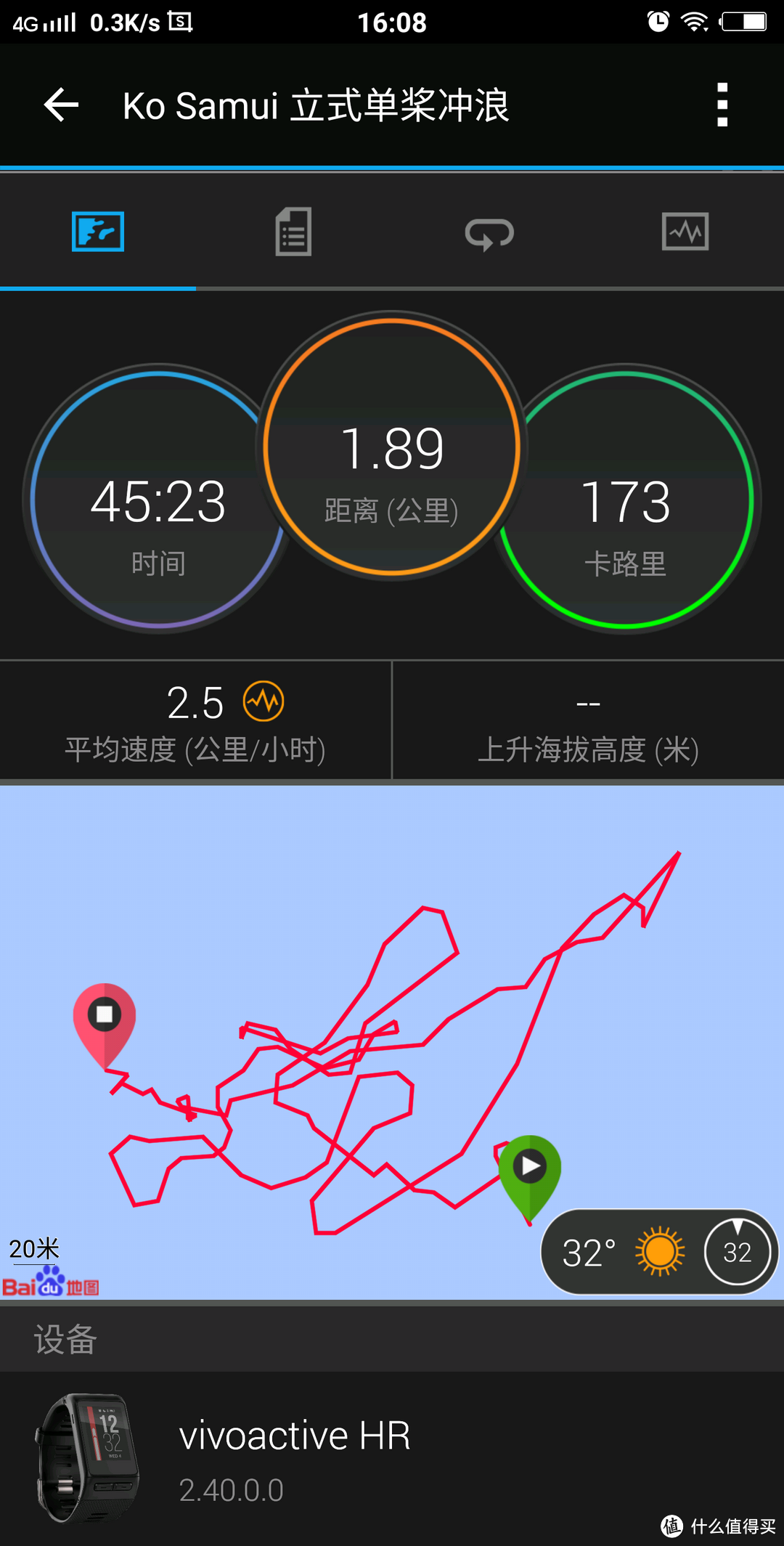 #原创新人#Garmin vivoactive HR 日常使用数据深度评测