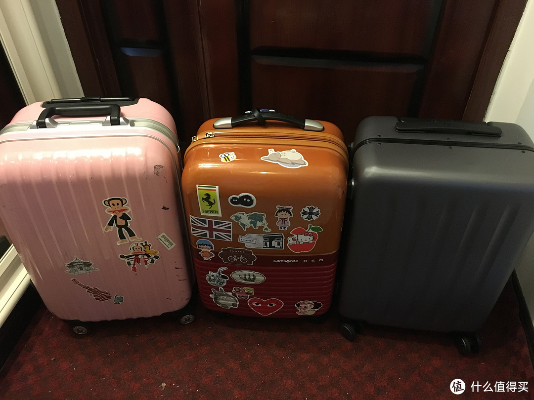 MI 小米 90分铝框旅行箱 开箱 & 网红ito、新秀丽、小米 旅行箱 多图对比