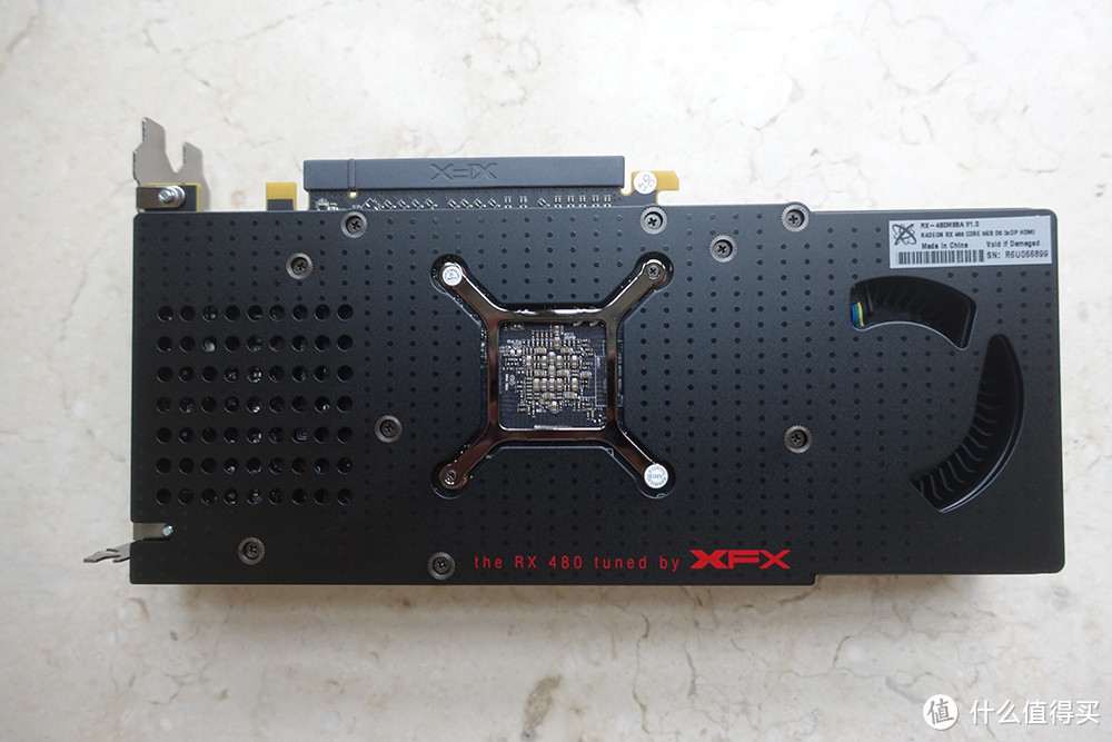 #原创新人#14nm甜品卡：XFX 讯景 RX480 显卡 带背板信仰开箱