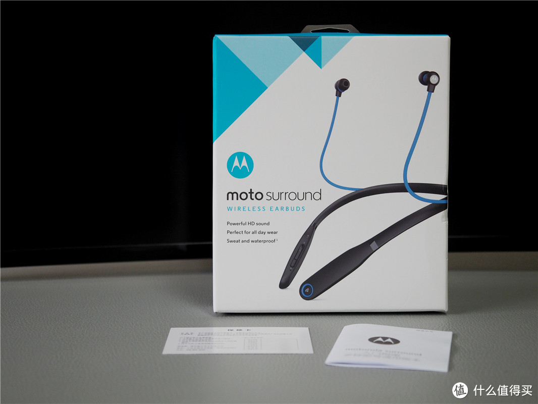 #本站首晒# 开始无线精彩：MOTOROLA 摩托罗拉 Surround220 双声道无线蓝牙耳机