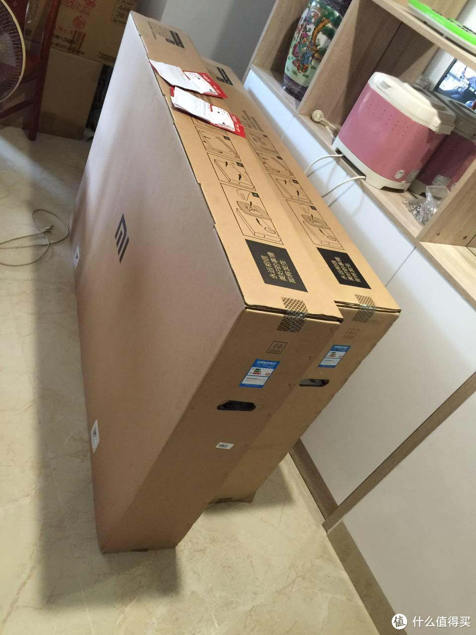 MI 小米 小米电视3 60英寸 4K液晶电视 开箱和挂架推荐及安装