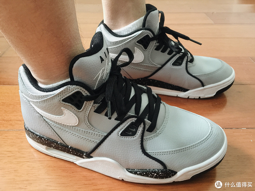 #原创新人# Nike 耐克 Air Flight 89 灰白黑 男子复刻鞋 评测