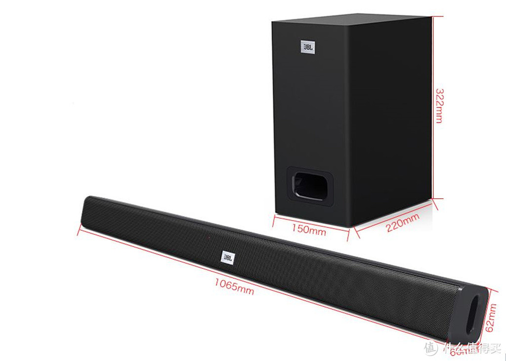 打造家庭影院：JBL STV125 Soundbar 蓝牙音箱 开箱