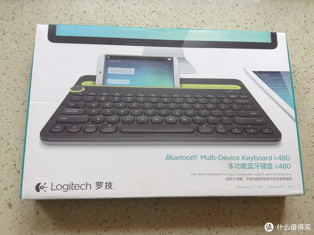 Logitech 罗技 K480 多功能蓝牙键盘 使用评测