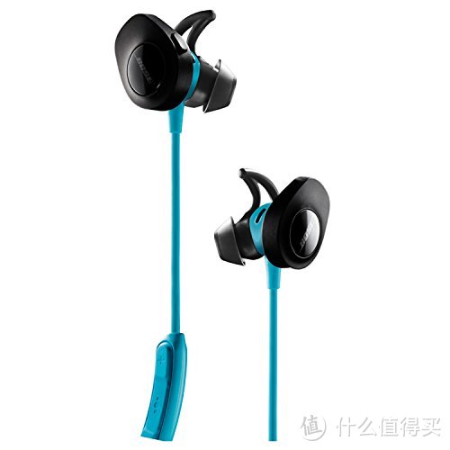 湖蓝色 BOSE SoundSport Wireless 入耳式运动耳机 首晒（附和 QC 25i 和 Soundtrue 的比较）