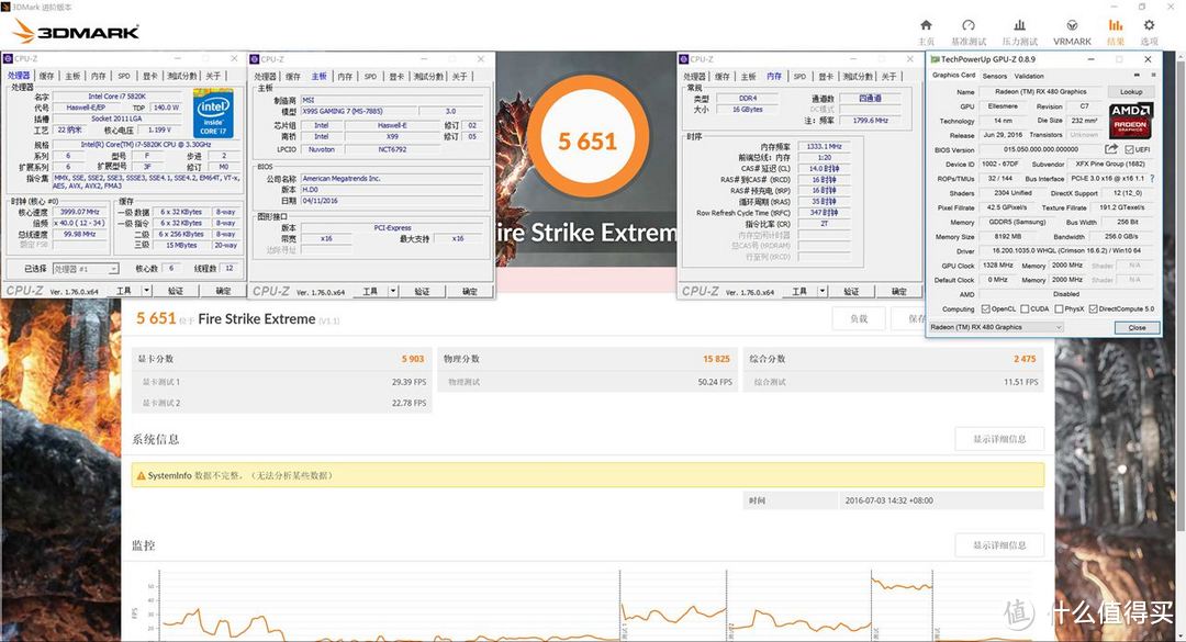 14NM的威力 — XFX 讯景 RX480 公版显卡 测试