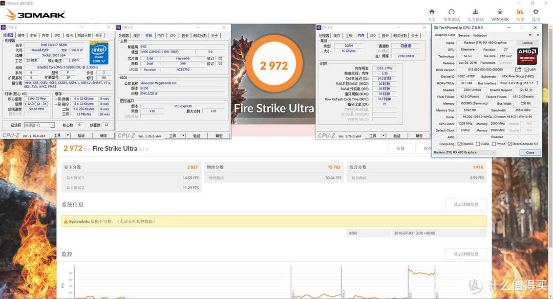 14NM的威力 — XFX 讯景 RX480 公版显卡 测试