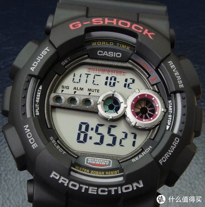 可能是最低价——Casio 卡西欧 G-SHOCK GD-100-1ADR 系列赛车 电子男表