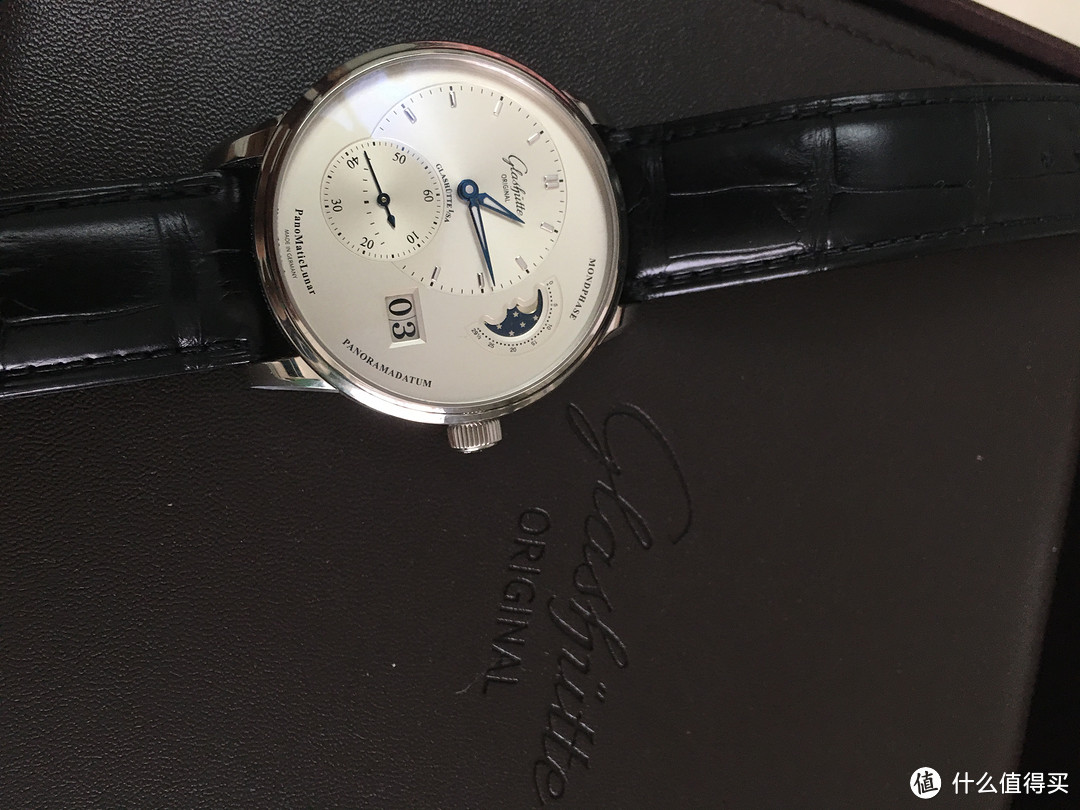 #原创新人#Glashütte 格拉苏蒂 Original PanoMaticlunar 系列 90-02-42-32-05 腕表