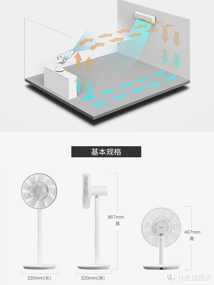 BALMUDA 巴慕达 GREE FAN EGF-1390-WG 电风扇