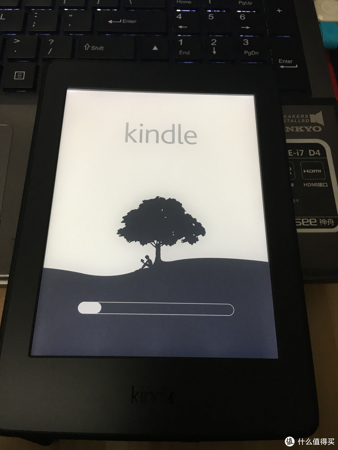 Kindle Paperwhite3 全新升级版6英寸护眼非反光电子墨水触控显示屏 黑色