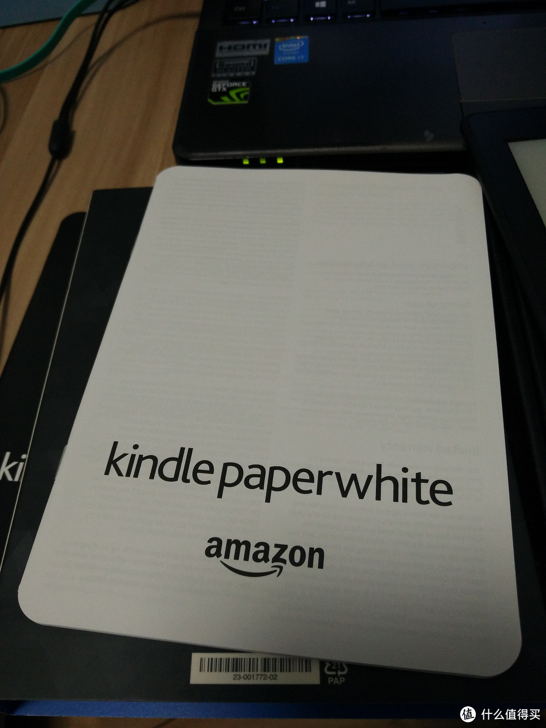 Kindle Paperwhite3 全新升级版6英寸护眼非反光电子墨水触控显示屏 黑色