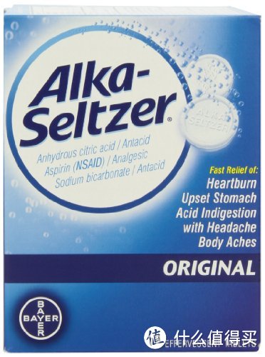 #值晒美亚# BAYER 拜耳 Alka-Seltzer系列紧急奏效药品 使用体验