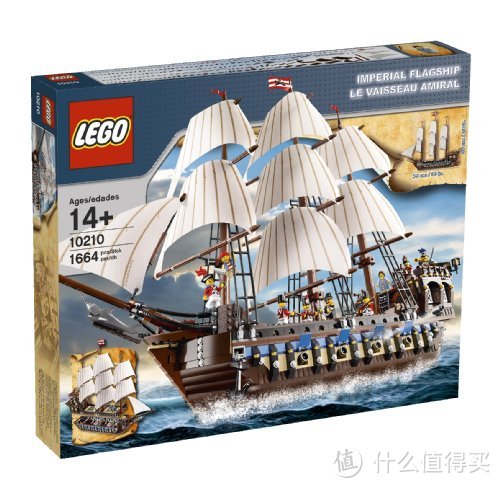 #本站首晒# 浪淘天地入东流 — LEGO 乐高 10210 Imperial Flagship 帝国战舰