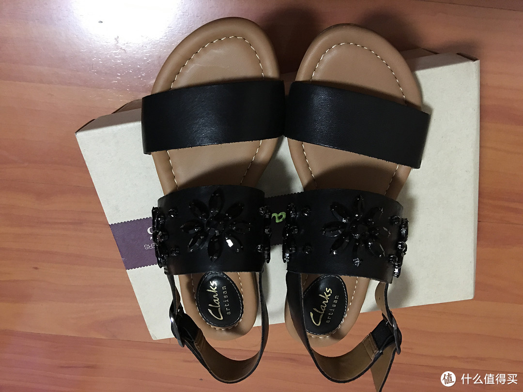 Clarks Viveca Melrose 女款凉鞋 黑色