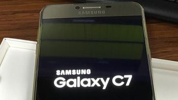 SAMSUNG 三星 Galaxy C7 枫叶金智能手机 伪开箱小评