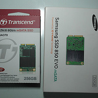 Transcend 创见 MTS400 256G 固态硬盘 开箱 & 与 SAMSUNG 三星 850 EVO 对比