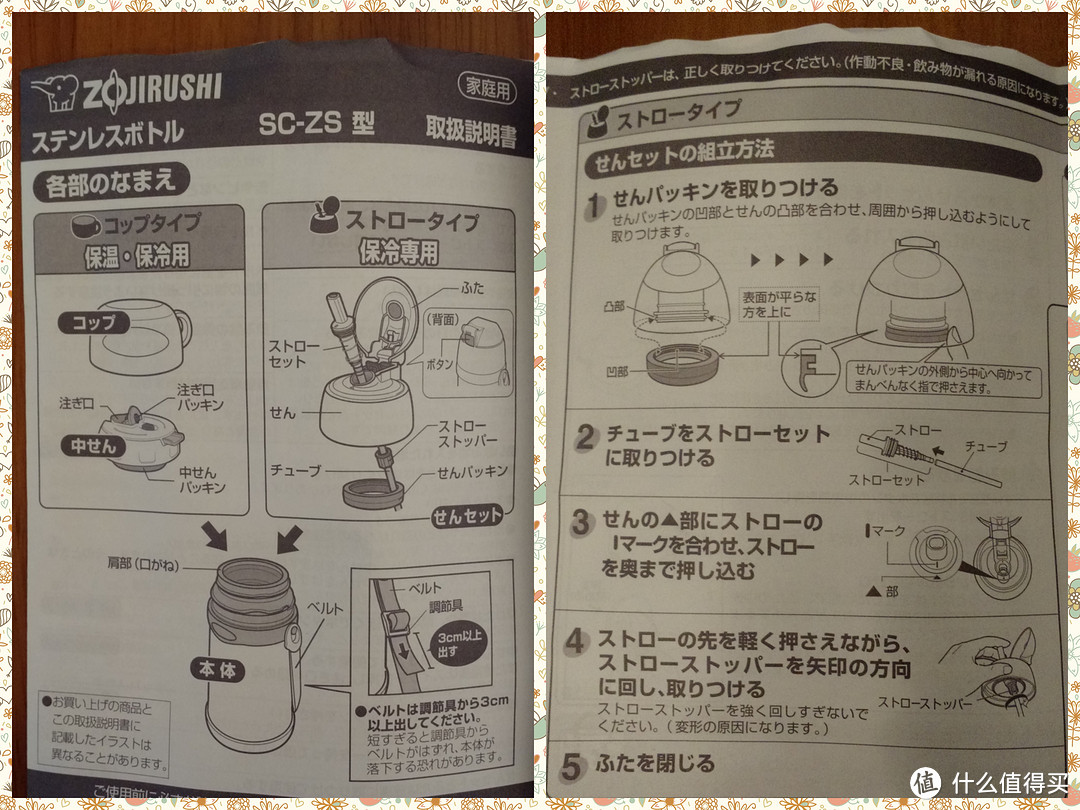 物有所值：ZOJIRUSHI 象印 SC-ZS45 儿童两用杯 详细测评