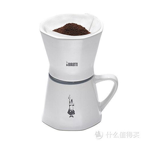 #本站首晒# 白瓷恰似少年： Bialetti 比乐蒂 6750 咖啡滴滤壶套装