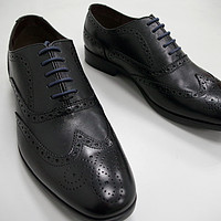 #本站首晒# 骚气十足：Clarks Banfield Limit 布洛克男士雕花皮鞋 开箱