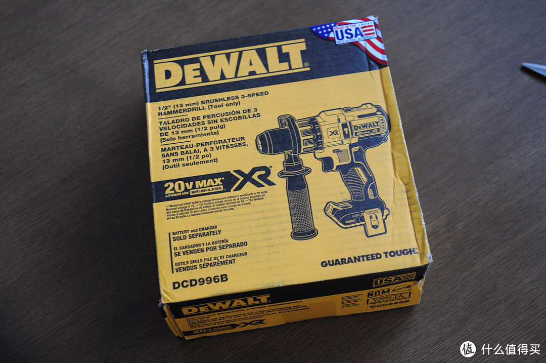 #本站首晒# #原创新人# DEWALT 得伟 新旗舰DCD996B 电钻 开箱