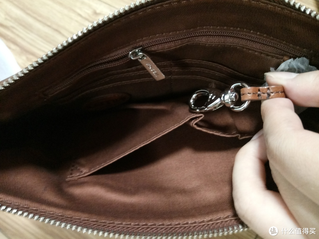 一次略遗憾的购物——FOSSIL Sydney Top Zip 棕色 斜挎包 开箱